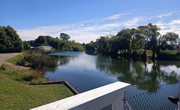 View of Kaiapoi River